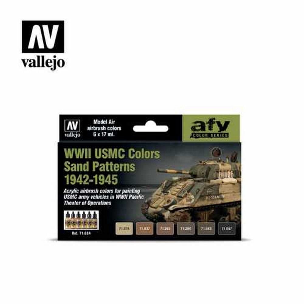 AV Model Air Set - WWII USMC Colours Sand Patterns 1942-1945