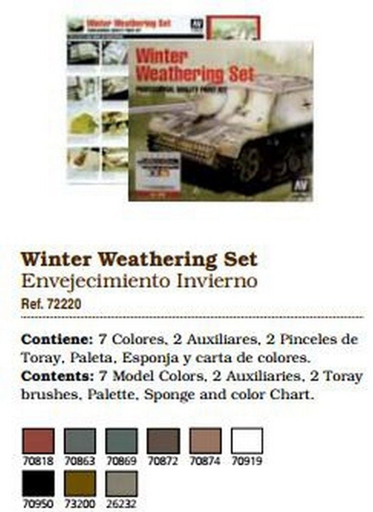 Acrylics - Winter Weathering Set