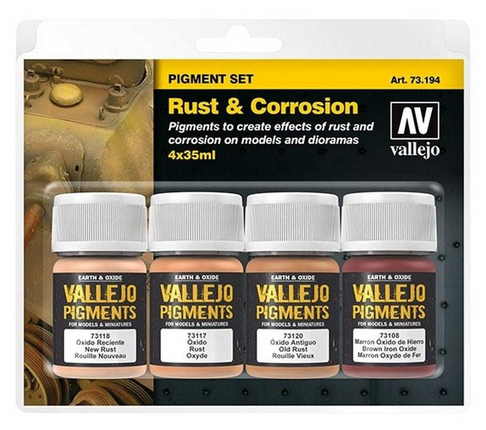 Pigments Set - Rust & Corrosion