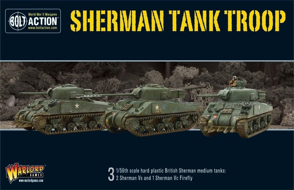British Sherman V Troop Set