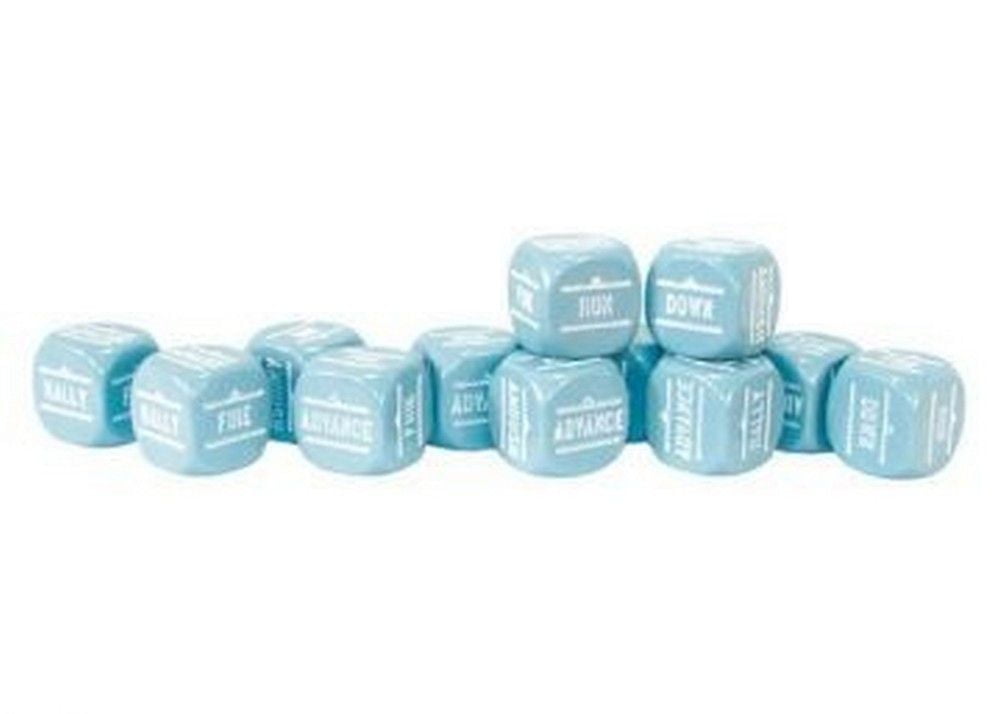 Bolt Action Orders Dice - Blue