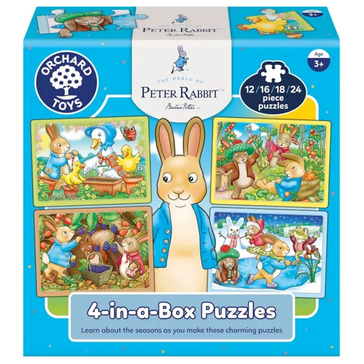 Peter Rabbit: 4-in-a-Box Puzzles