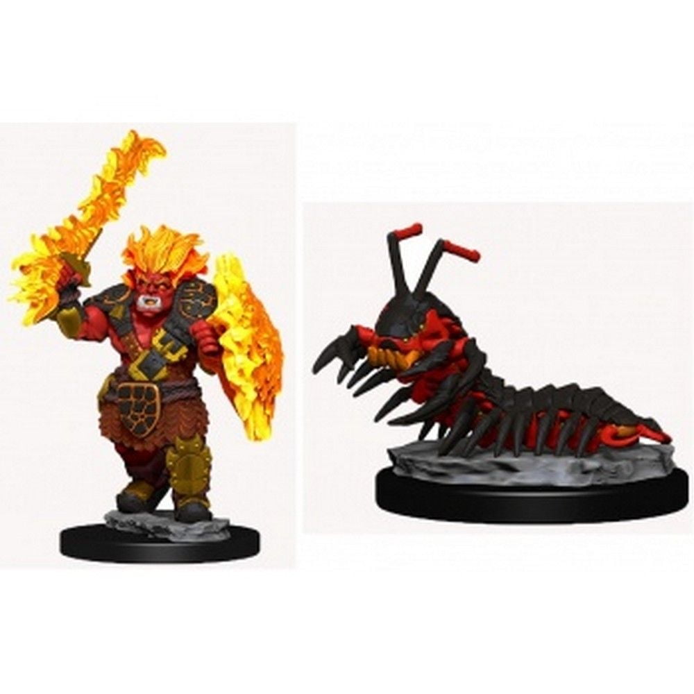 D&D Wardlings: Fire Orc & Fire Centipede