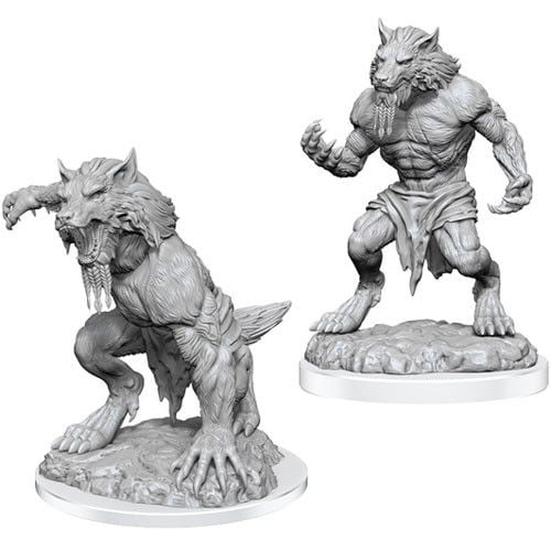 Critical Role Unpainted Miniatures: Fey Werewolves - Wave 3