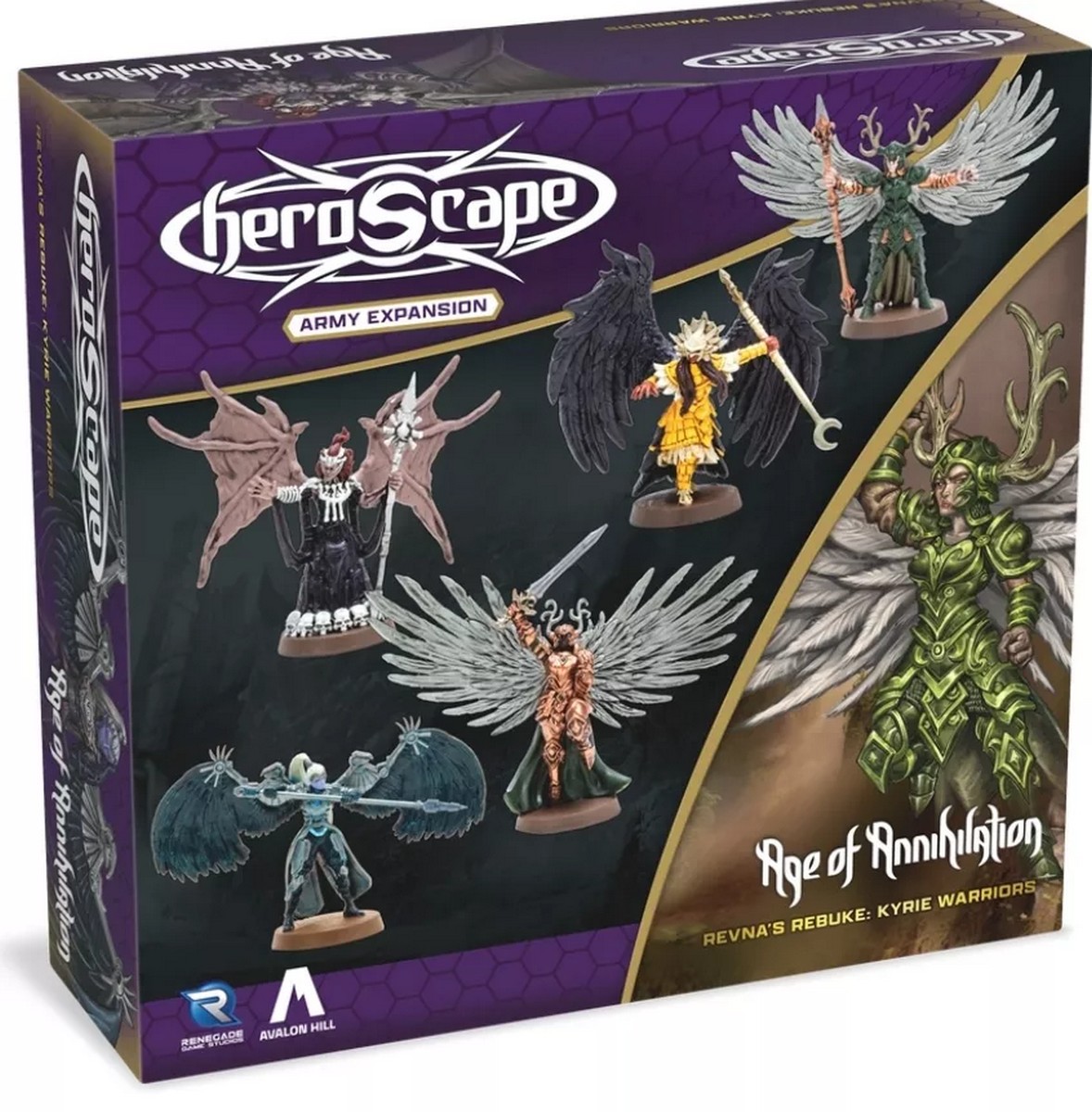 Heroscape: Revna’s Rebuke - Kyrie Warriors Army - Premium By Renegade Game Studios