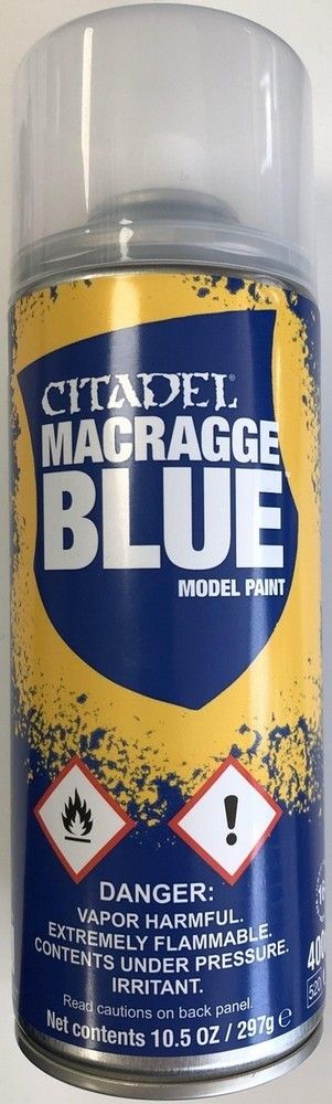 Games Workshop Citadel Paint: Macragge Blue Spray Paint 10oz