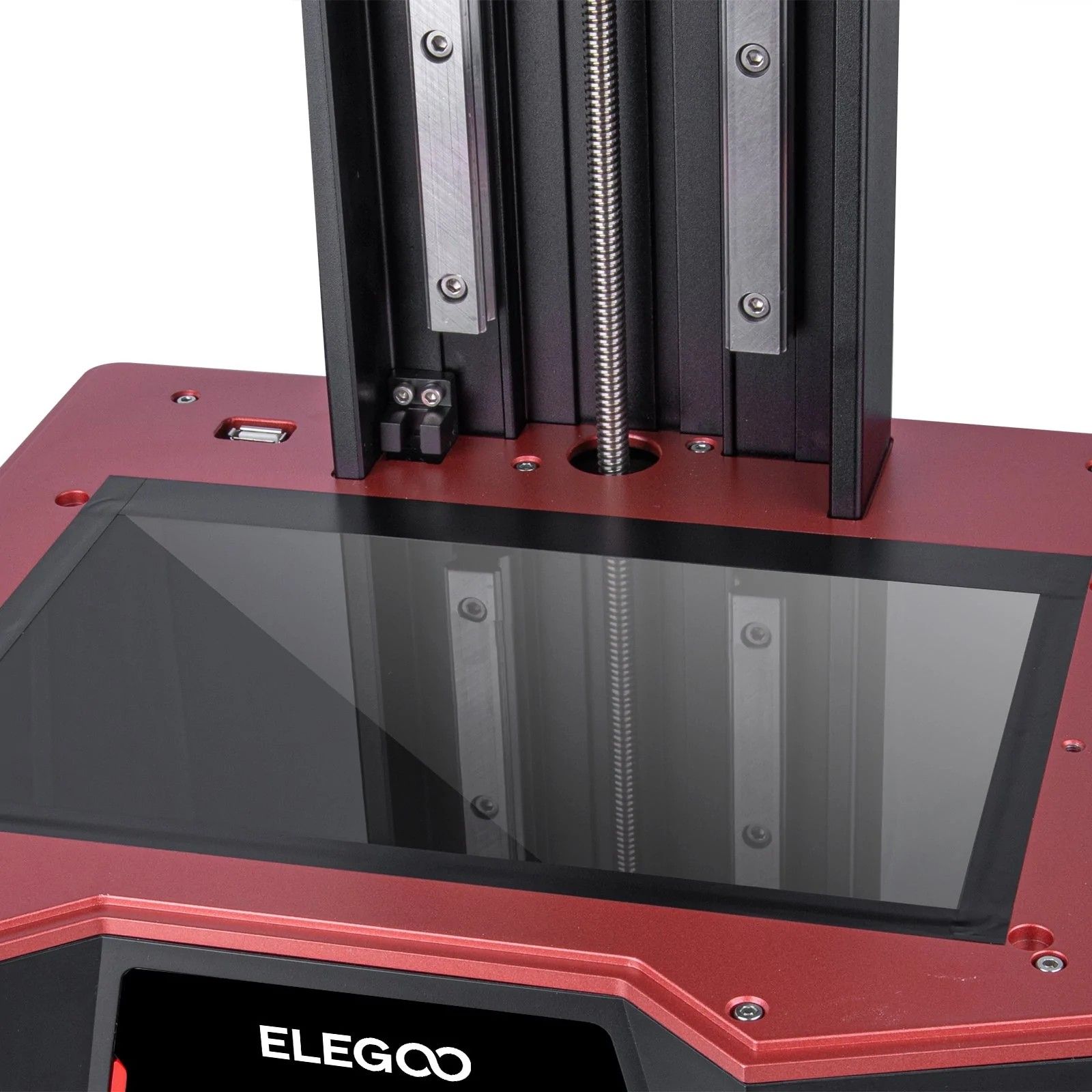 Black ELEGOO Saturn 2 Resin 3D Printer with 10'' 8K Mono LCD, For