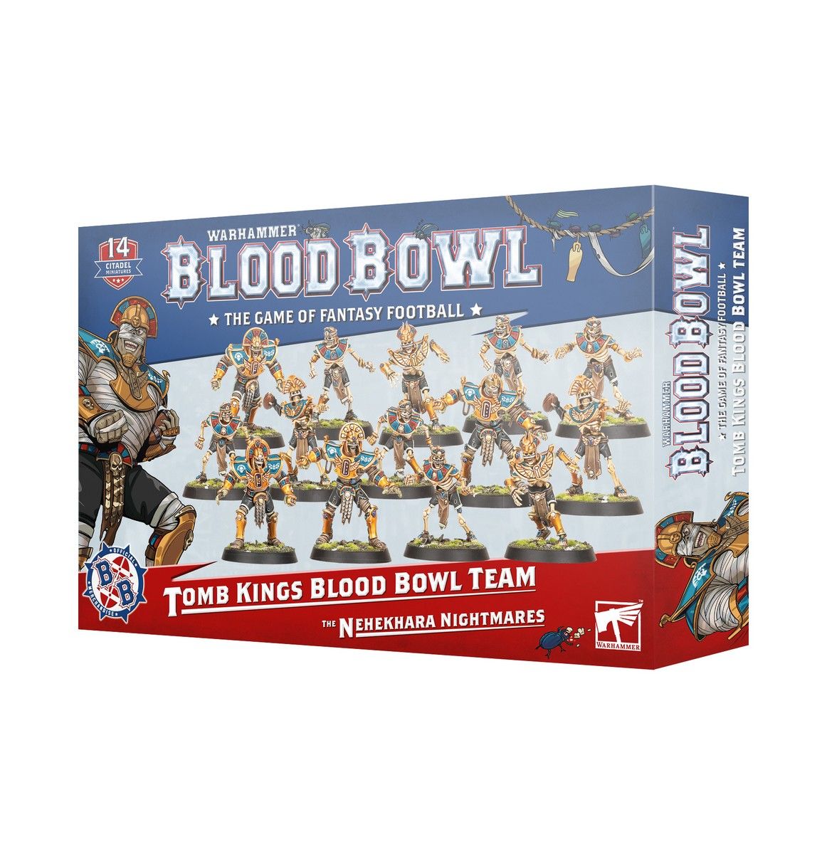 Feldherr Set Di Schiuma Per Blitz Bowl Season 2 - Inserti Su Misura Per Scatola Originale, Proteggi 12 Miniature, Made In Germany