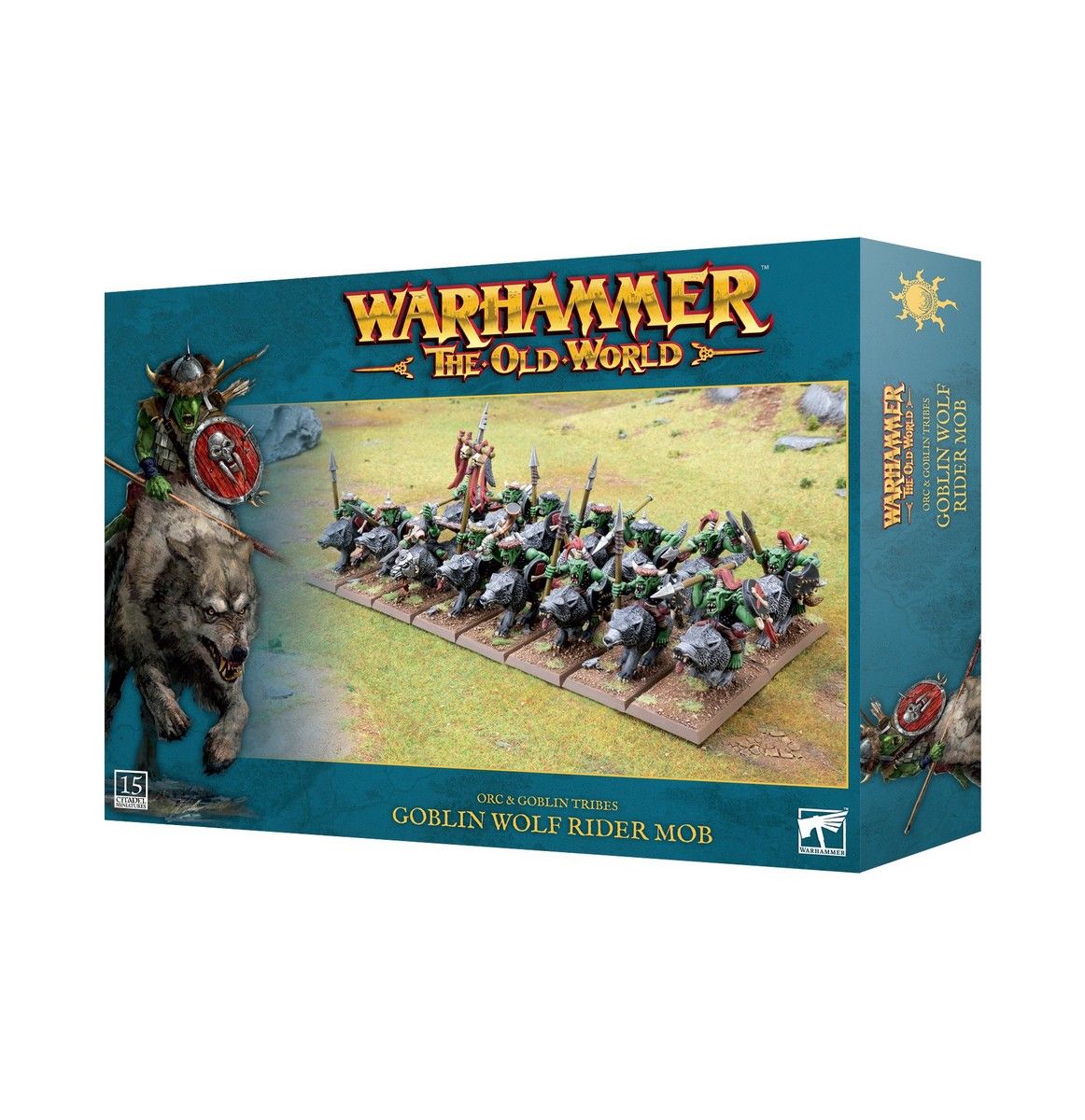 Orc & Goblin Tribes: Goblin Wolf Rider Mob Games Workshop