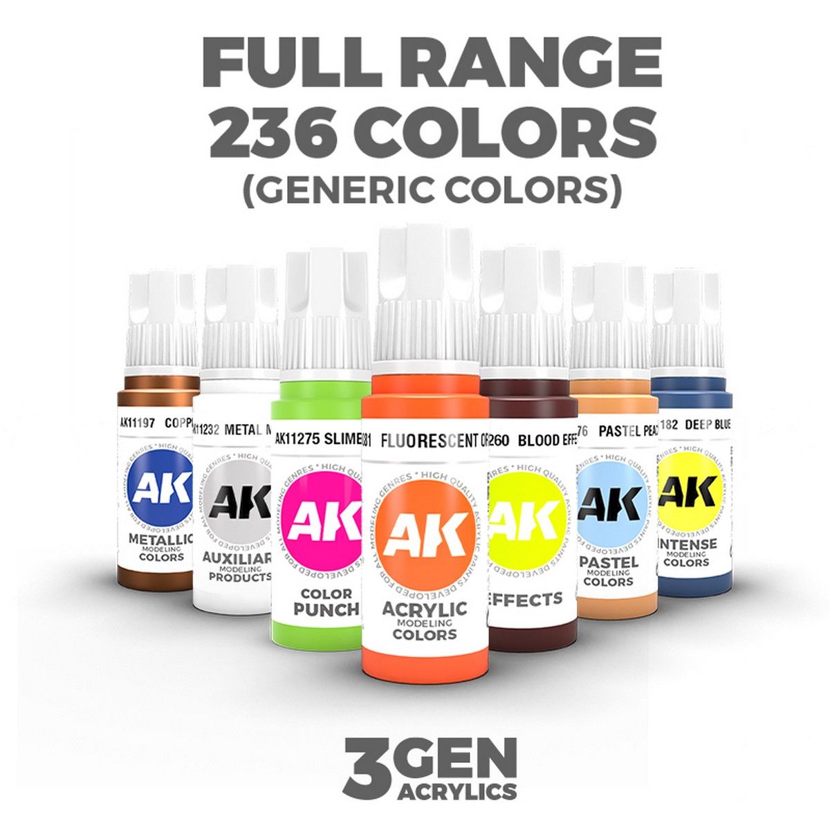 AK Interactive 3rd Gen Acrylic Paint - Blue-Green, 17ml Bottle