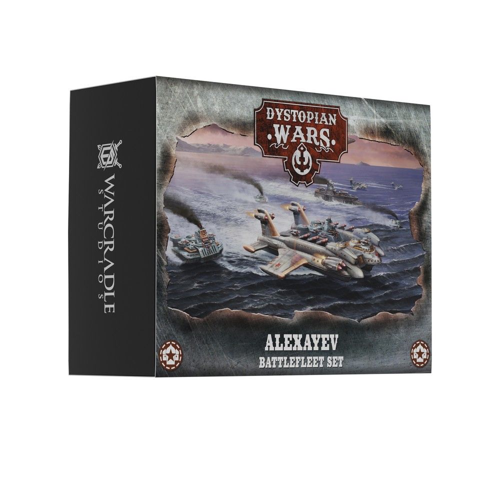 Dystopian Wars: Alexayev Battlefleet Set Warcradle Studios