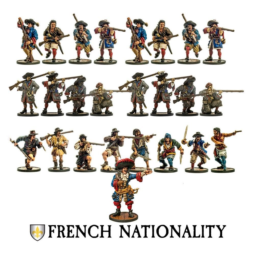 French Nationality Set Firelock Games FGD_0014 Wayland Games
