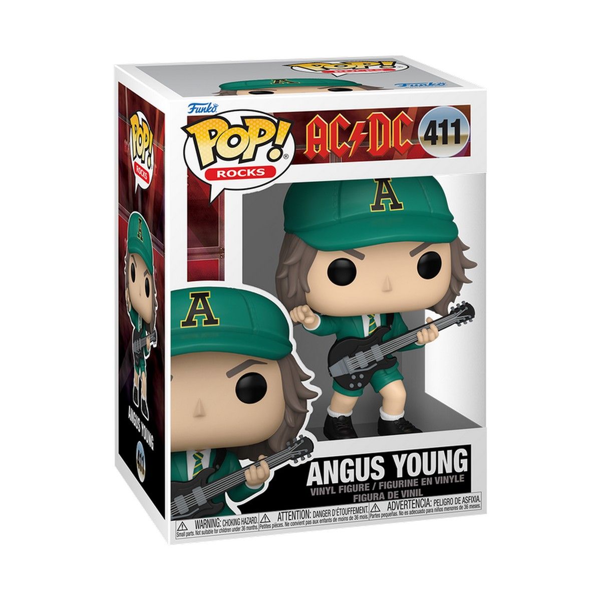 Angus Young (Green) - AC/DC - Funko POP! Rocks (411) Funko 79804 ...