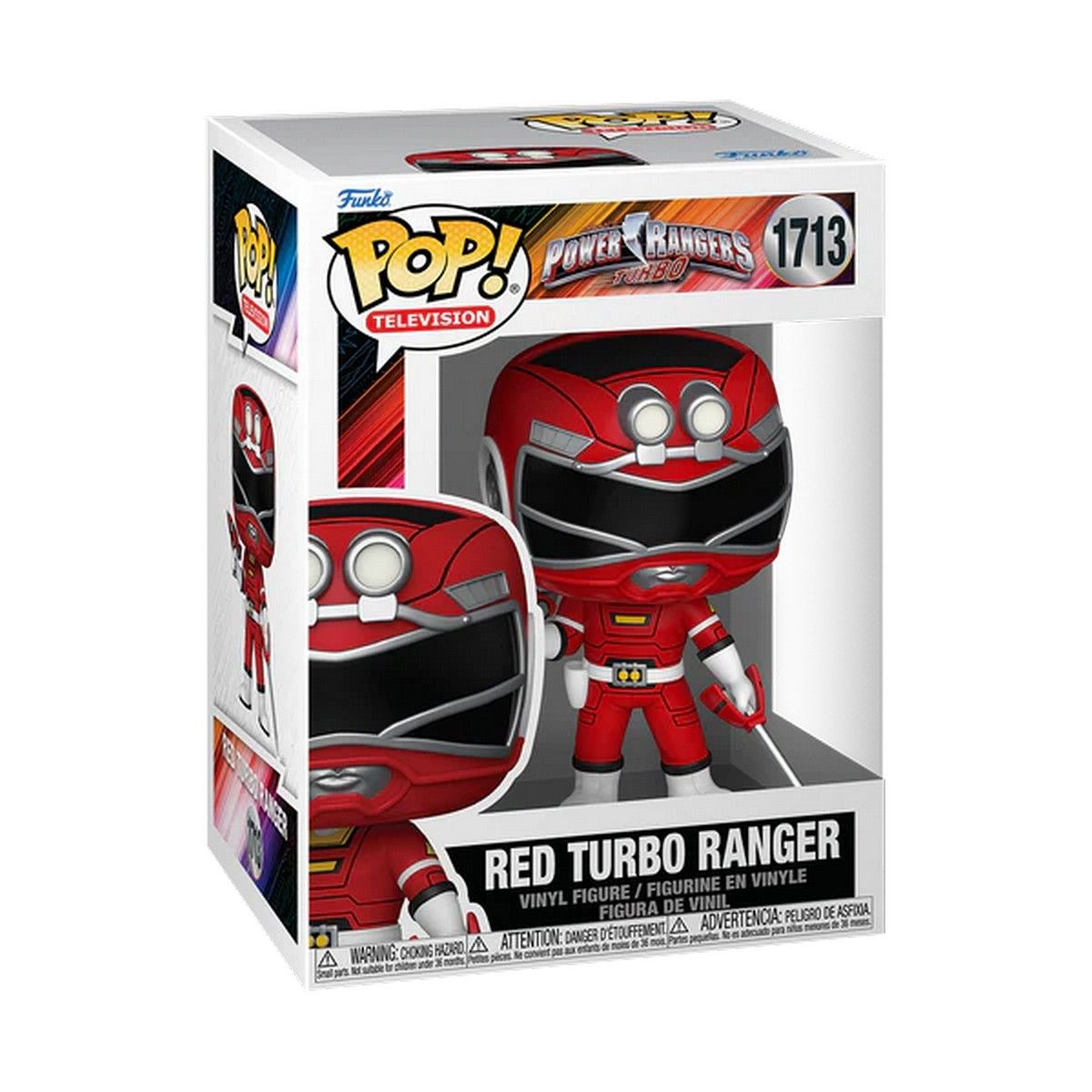 Funko POP! Schlüsselanhänger Power Rangers Movie: Red Ranger – Ca. 5 Cm, Sammlerfigur