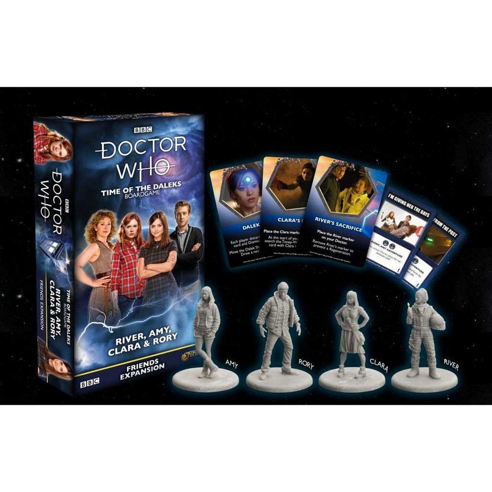 Doctor Who: Time Of The Daleks Friends Expansion - Adds 4 New Friend Models & Game Mechanics