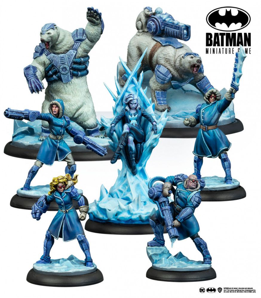 Mr. Freeze Crew Cold as Ice Batman Miniature Game Knight Models