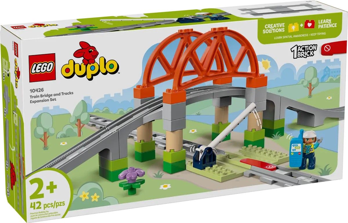 Train Bridge and Tracks Expansion Set LEGO DUPLO 10426 Wayland Games