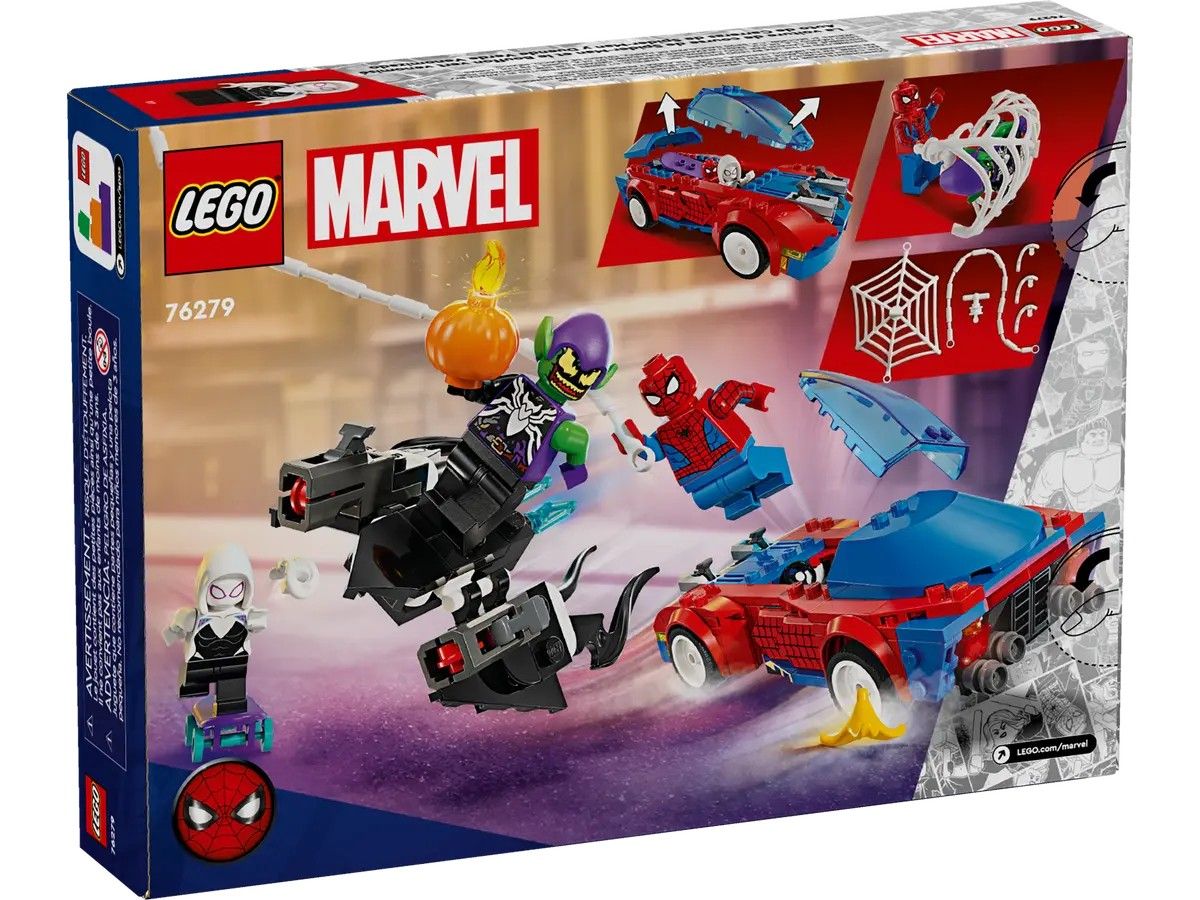 Spider-Man Race Car Venom Green Goblin LEGO Marvel 76279