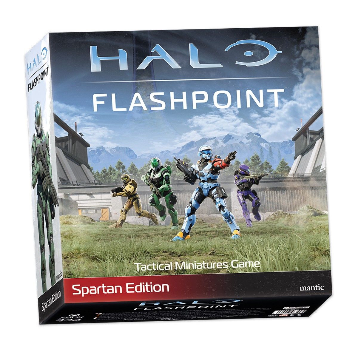 Halo Flashpoint Spartan Edition - Taktisches Tabletop Spiel Mit 16 Spartan-Miniaturen