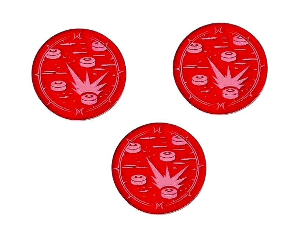 Malifaux 3E: Mine Field Tokens (3 Units) MLF01850TK | Wayland Games