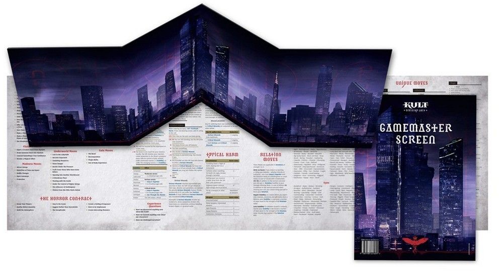 KULT, Divinity Lost RPG: Gamemaster Screen Modiphius Entertainment ...