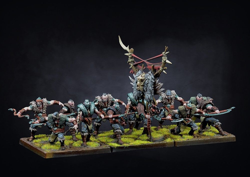 Conquest Nords - Stalkers Miniatures Set (PBW4402) - 12 Plastic Figures With Command Card 6 thumbnail image