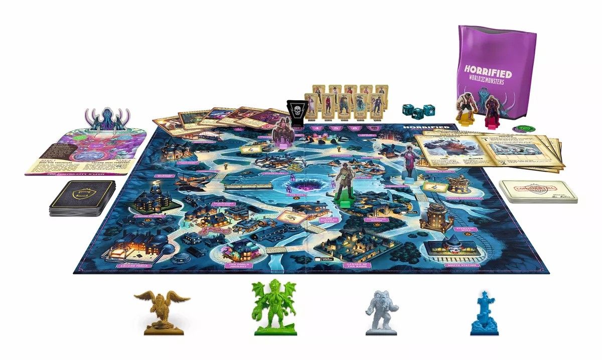Ravensburger Horrified: World of Monsters Cooperative Strategy Board Game f Horrified: World of Monsters 23010 | Wayland Games