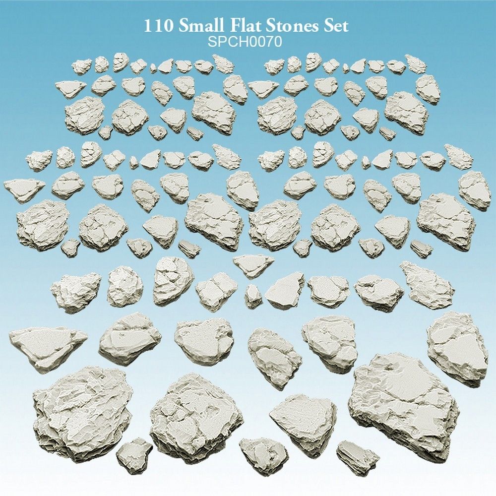 110 Small Flat Stones Set Spellcrow SPCH0070 | Wayland Games