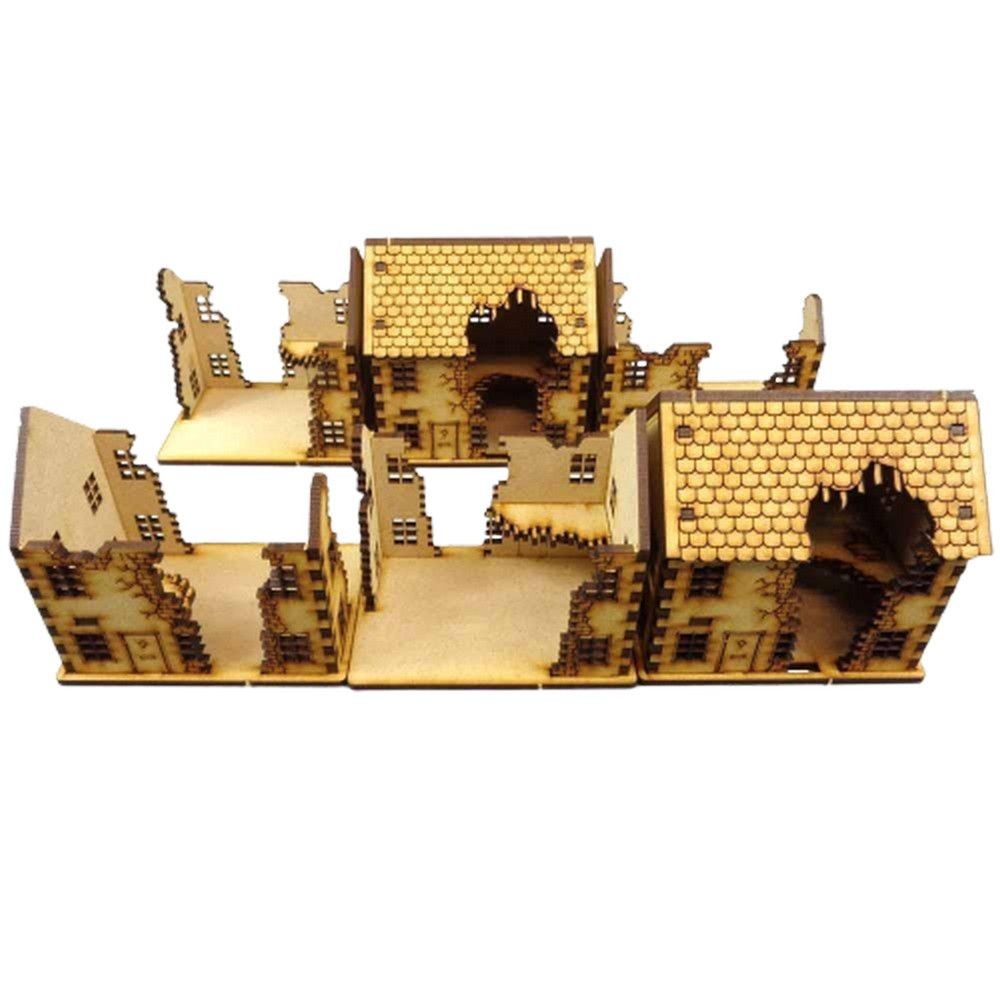 Billet Huts (15mm) TTCombat TTSCW-WAR-010 | Wayland Games