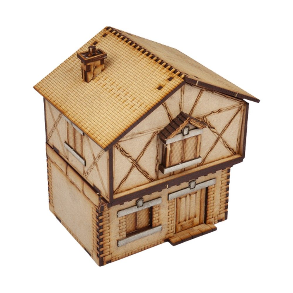 TTCombat / World War Scenics 25mm Scale Barn (TTSCW-WAR-055) – BNIB MDF Kit