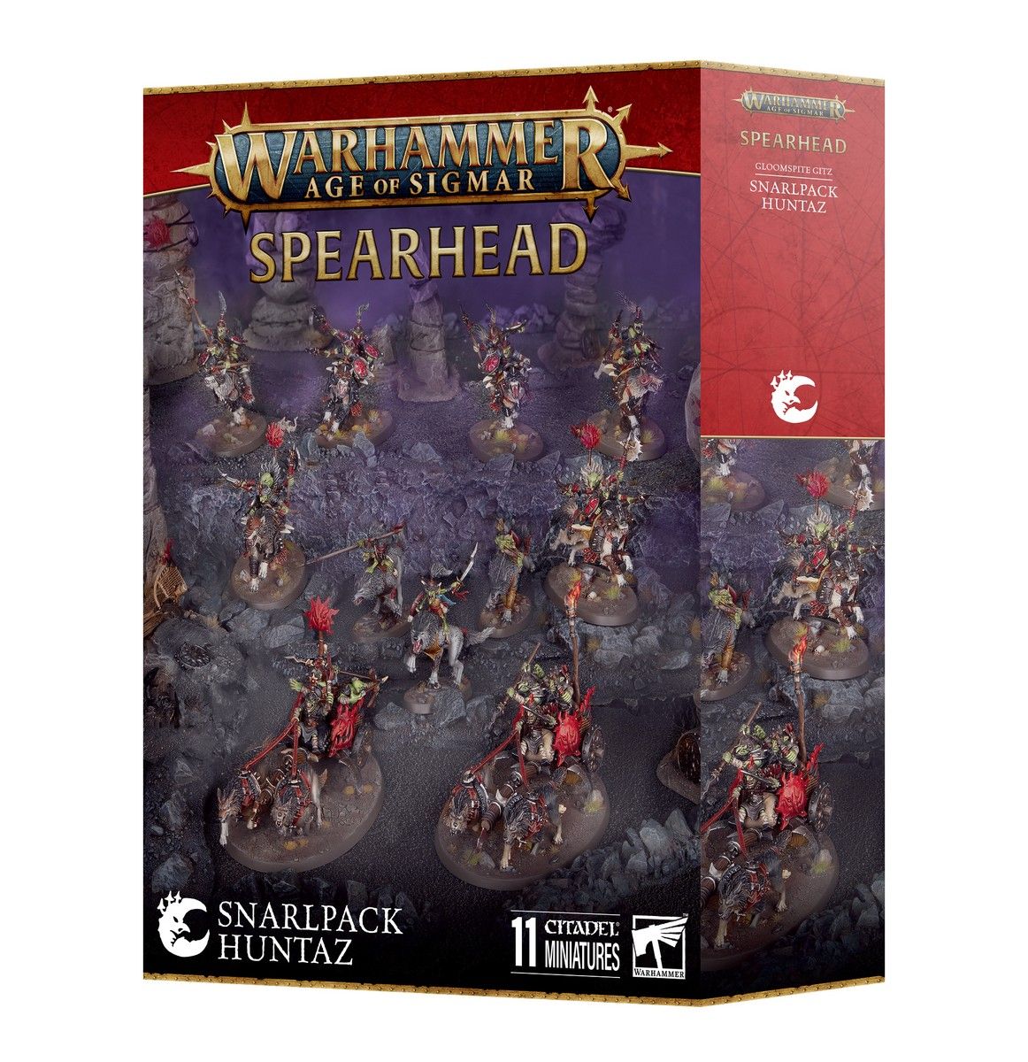 Gloomspite Gitz: Snarlpack Huntaz - Spearhead