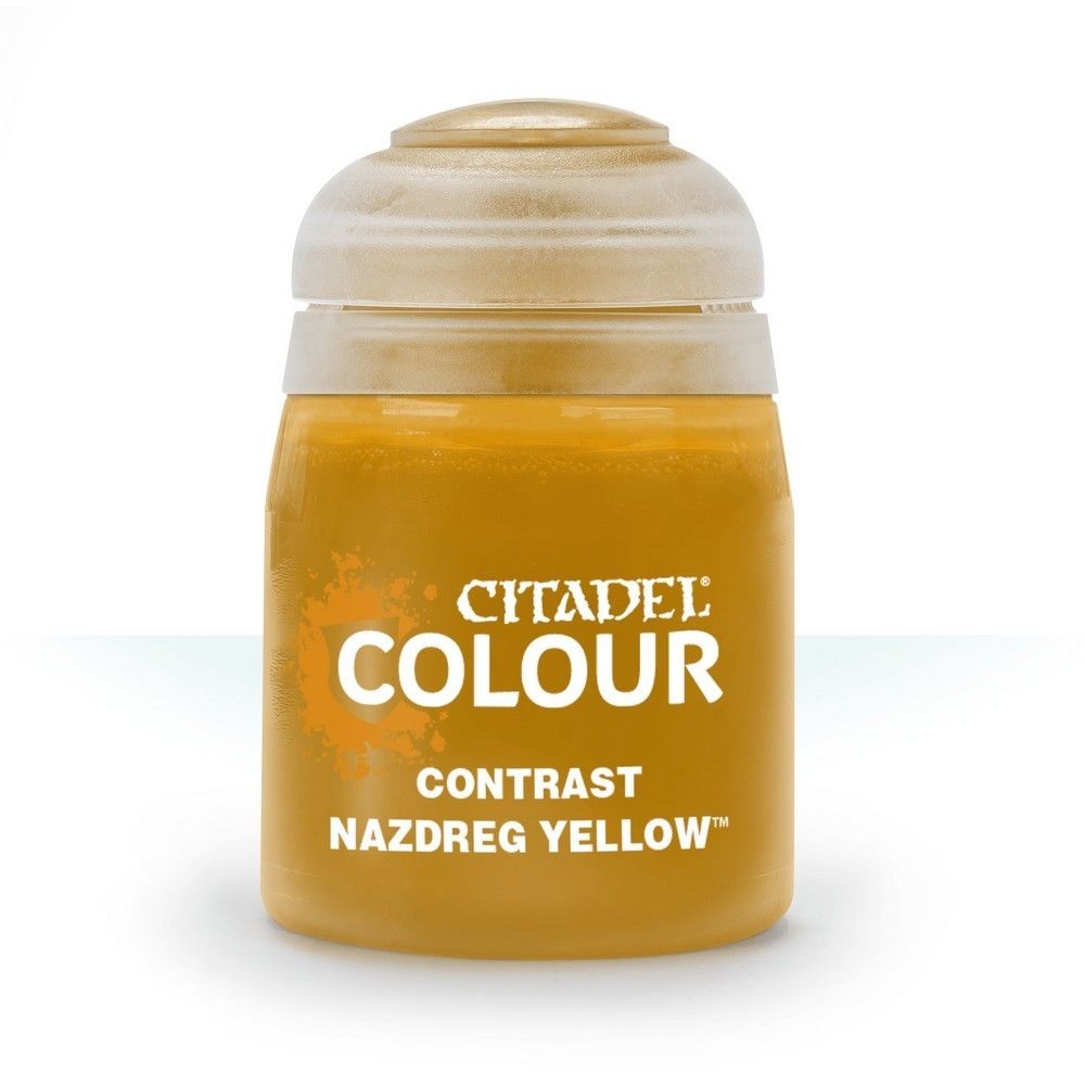Citadel (Warhammer Paints) Nazdreg Yellow paint pot