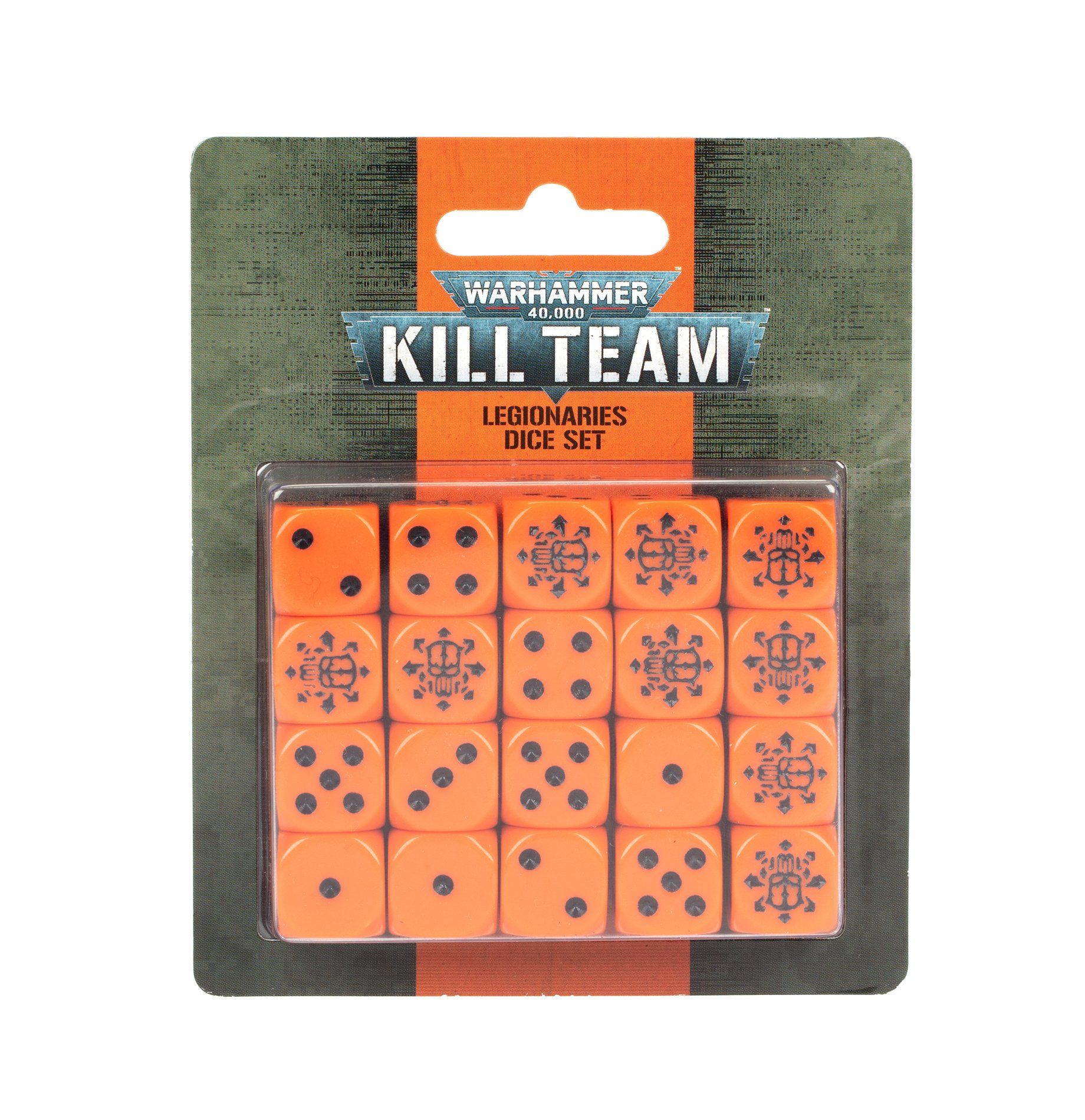 Kill Team Chaos Space Marine Legionaries Dice Set