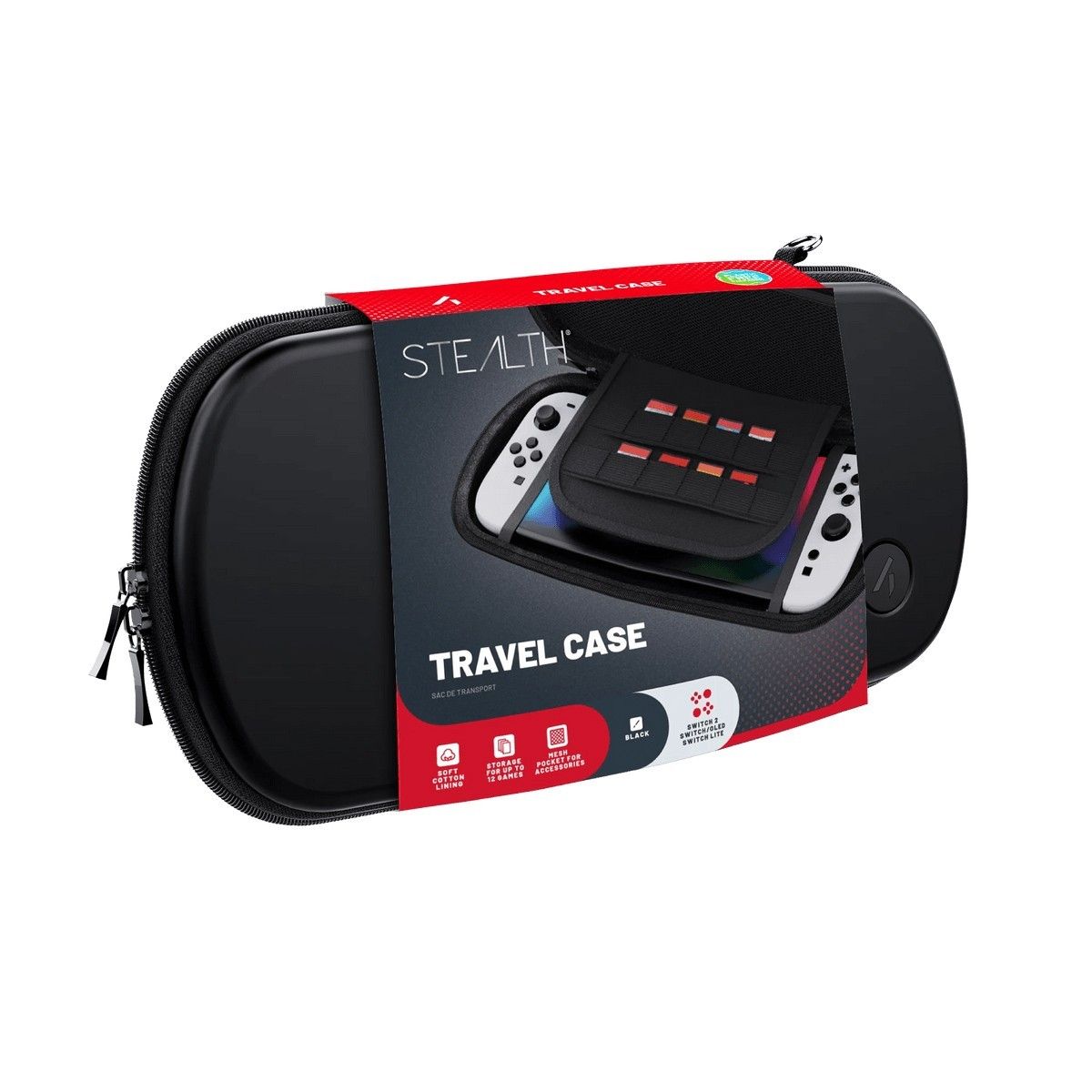 Stealth Travel Case for Switch, Switch 2 and Switch Lite