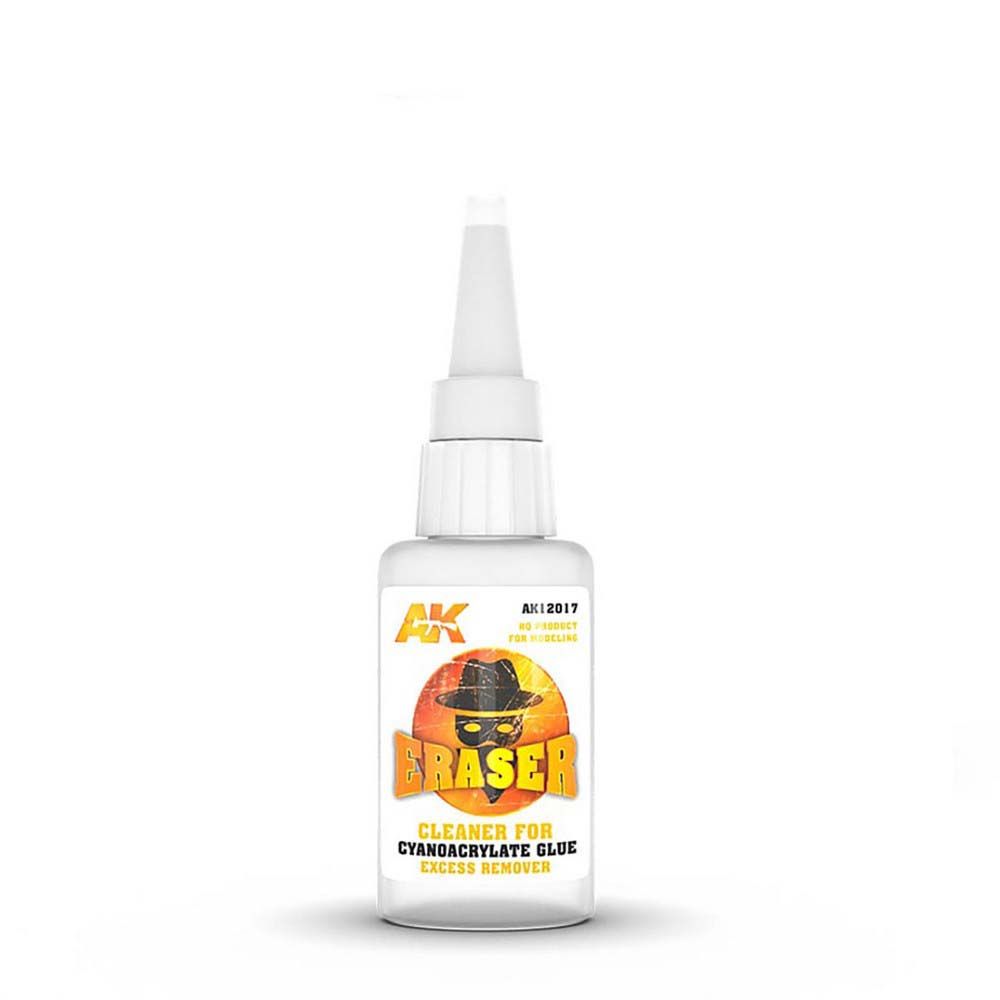 AK Interactive Eraser Cleaner for Cyanoacrylate (20g)