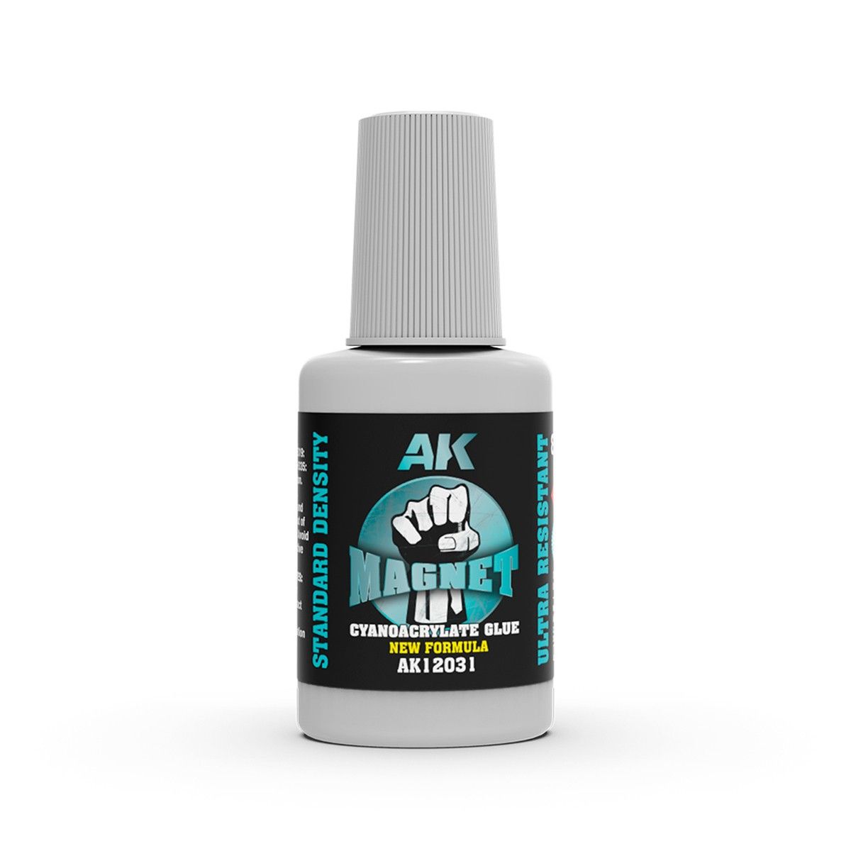 AK Interactive Magnet Cyanoacrylate Glue Standard Density with Application Brush (8g)