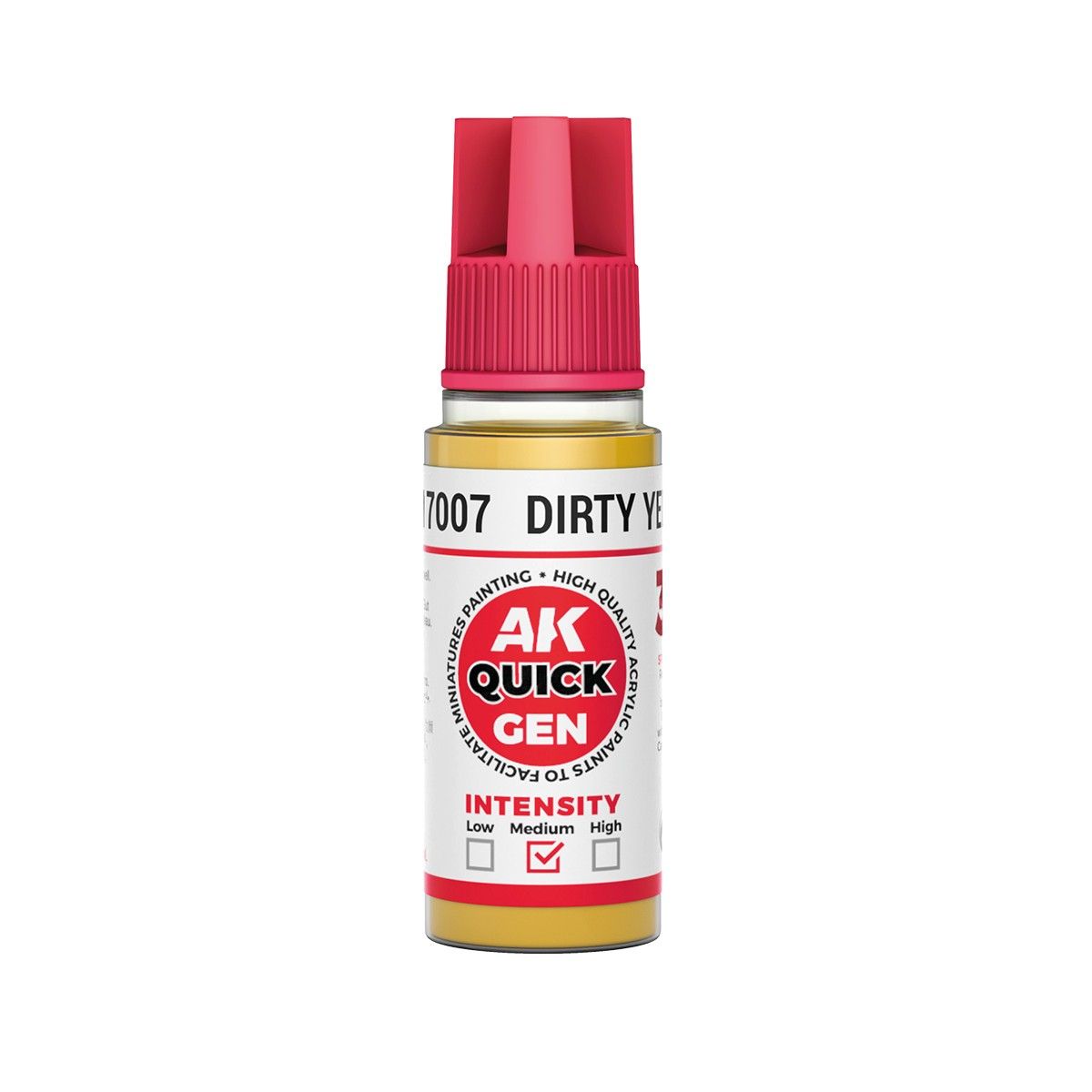 AK Interactive Dirty Yellow paint pot
