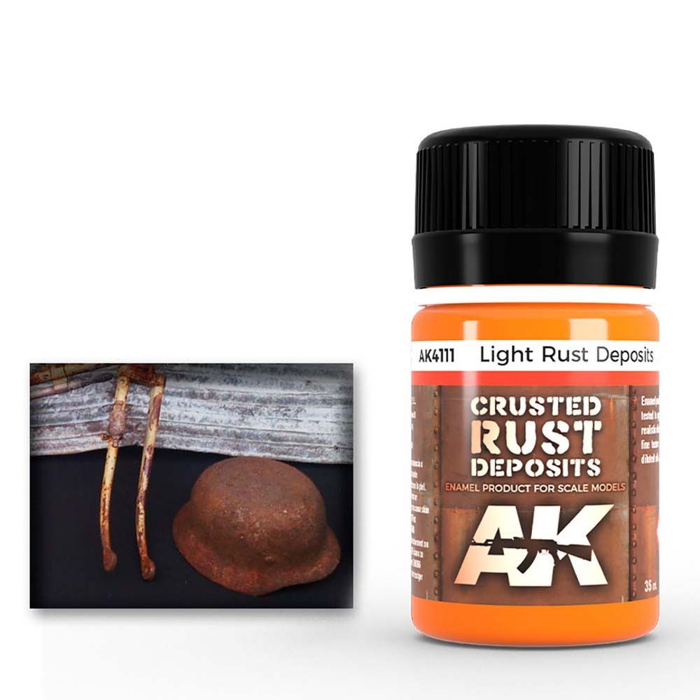 AK Interactive Light Rust Deposit paint pot