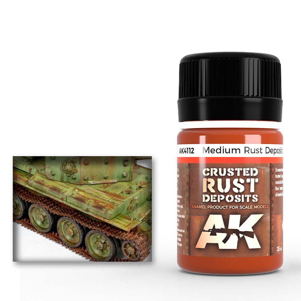 AK Interactive Medium Rust Deposit paint pot