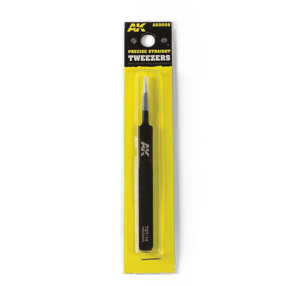 AK Interactive Precise Straight Tweezers