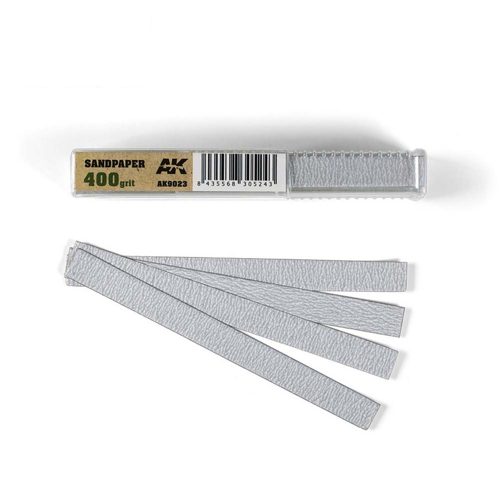 AK Interactive Dry Sandpaper 400 Grit (50)