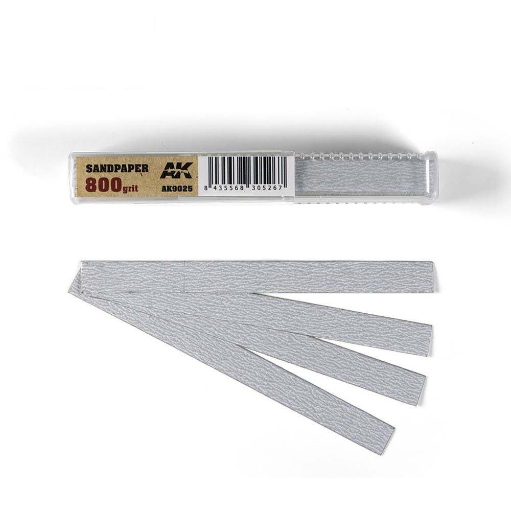 AK Interactive Dry Sandpaper 800 Grit (50)