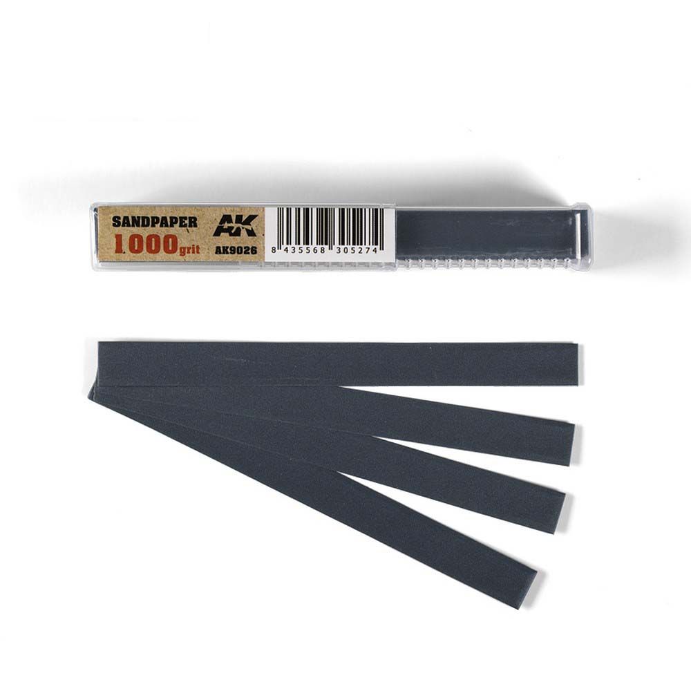 AK Interactive Wet Sandpaper 1000 Grit (50)