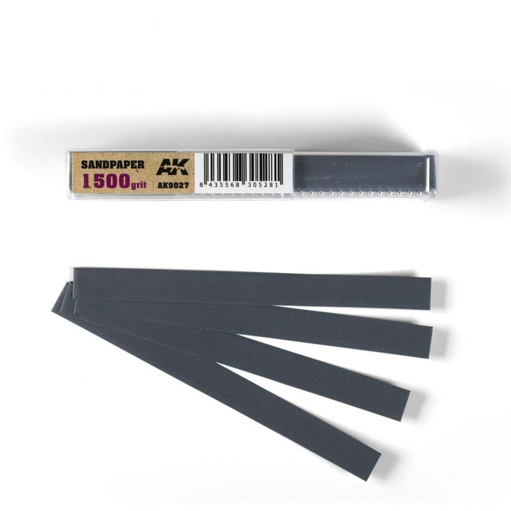 AK Interactive Wet Sandpaper 1500 Grit (50)