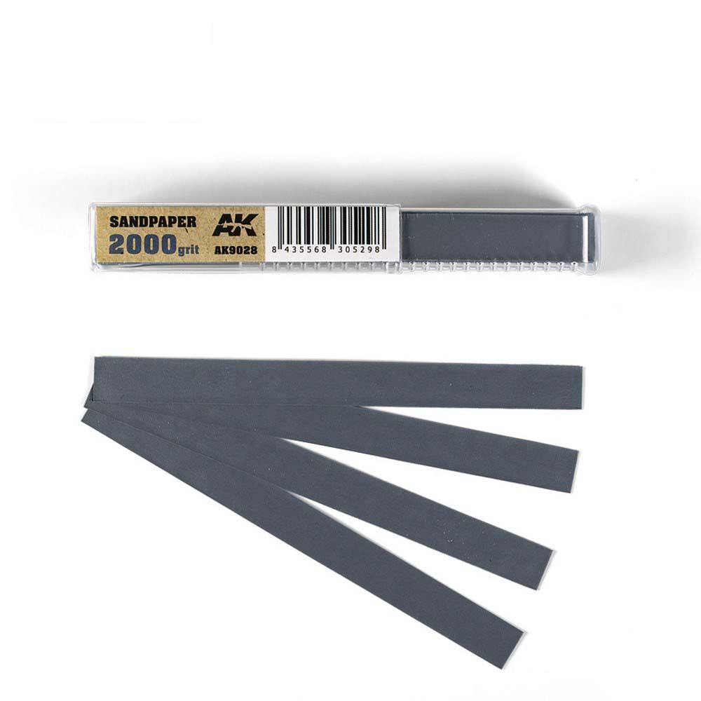 AK Interactive Wet Sandpaper 2000 Grit (50)