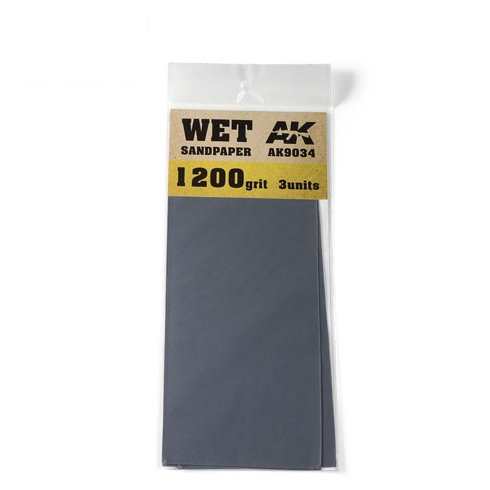 AK Interactive Wet Sandpaper 1200 Grit (3)