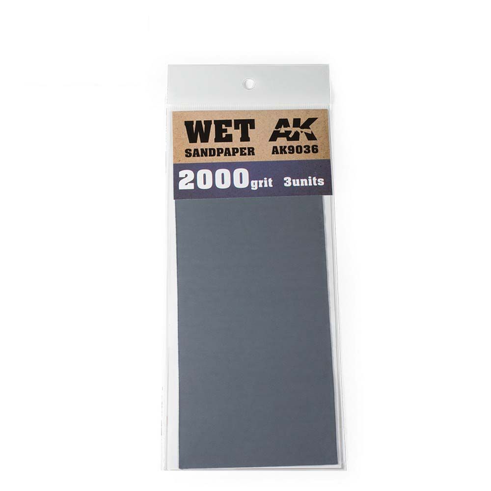 AK Interactive Wet Sandpaper 2000 Grit (3)