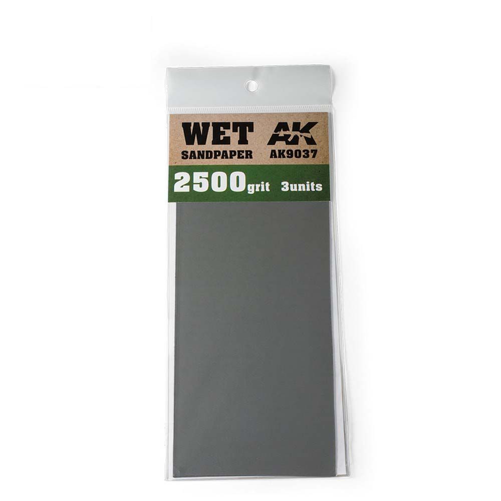 AK Interactive Wet Sandpaper 2500 Grit (3)