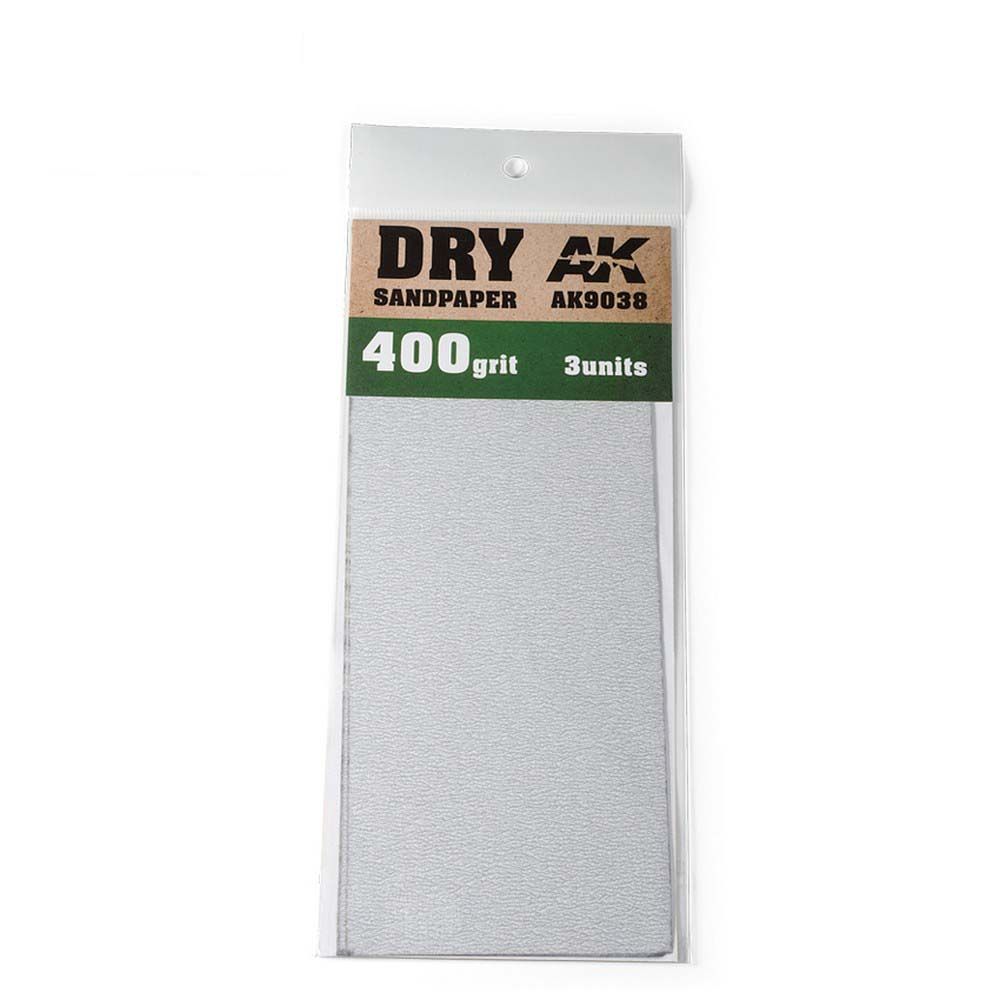 AK Interactive Dry Sandpaper 400 Grit (3)