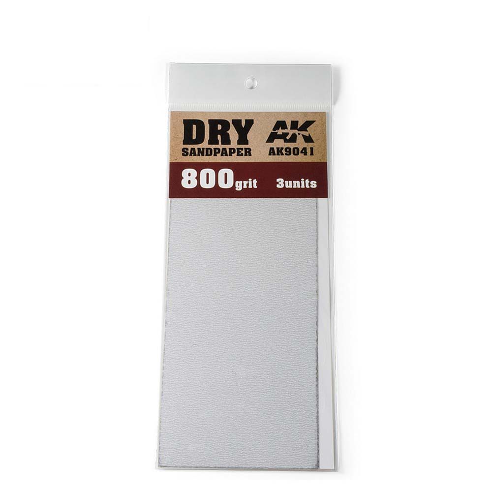 AK Interactive Dry Sandpaper 800 Grit (3)